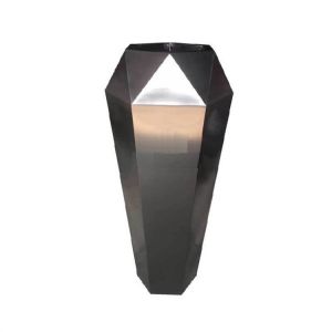 Irregular Metal Flower Pots SS304 Rose Gold Planter Vertical