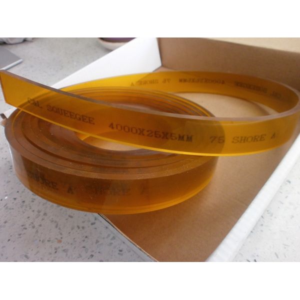Solvents Resistant Silkscreen Squeegee 4000mm ISO 9001 50 * 7 For Signs