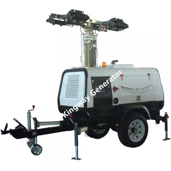 Buy Hydraulic Light Tower With Metal Halide Kubota Engine For Construction Site at wholesale prices