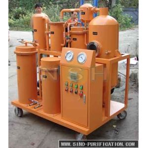 China Power Station Hydraulic Vacuum Oil Purifier Lubricant Oil Purification Equipment on sale