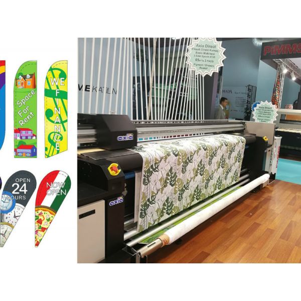 Buy Sublimation Flag Digital Textile Printing Machine 1800dpi at wholesale prices