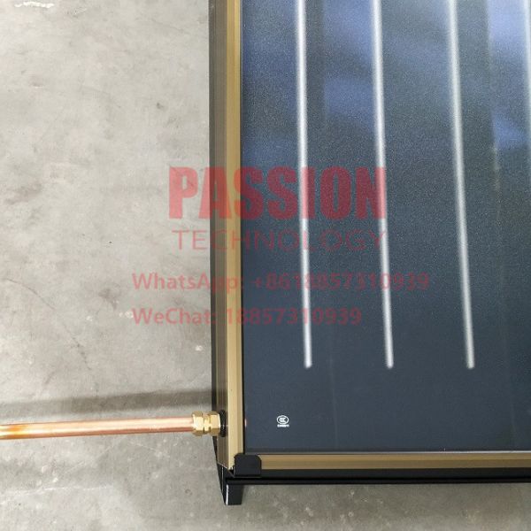 Pressurized Flat Plate Solar Collector Glass Wool Insulation Solar Water Heater