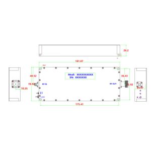 ODM Power Amplifier RF Communication Module Anti Drone NXPA25 520MHz