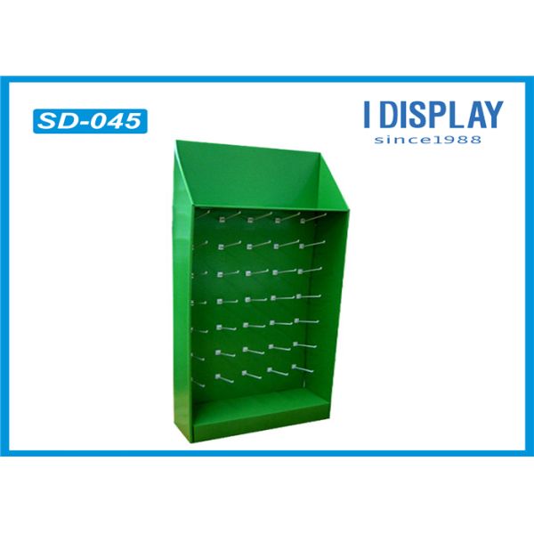Retail Shop Cardboard Hook Display / POP Cardboard Display Stands