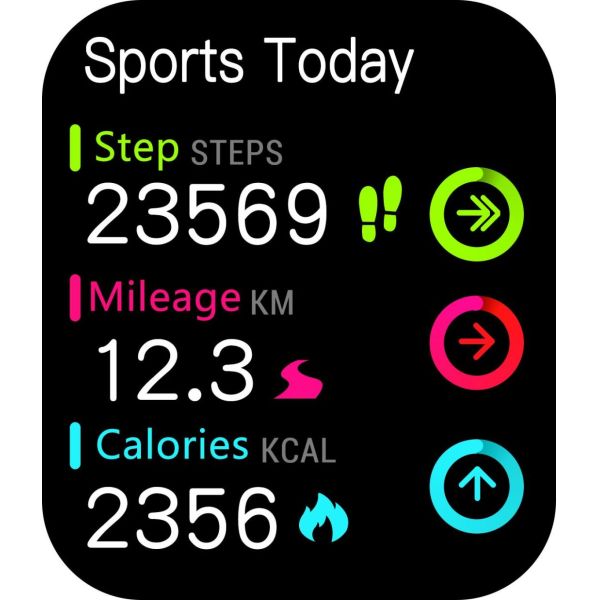 Hazel Zg21 Factory Direct Smartwatch 1.69inch TFT 240*280 New Product Message Reminder OEM Wristband Smart Watch Smart Watches