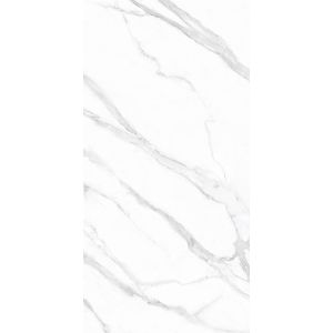 China Large Slab White Glossy Polished 2400*1200 Bathroom Ceramic Tile on sale