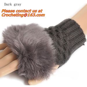 Fashion women fingerless gloves,hand Crochet winter knitted fingerless ,knitted