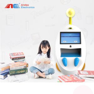 15'' Book Borrow And Return RFID Kiosk Machine With Thermal Printer RFID In