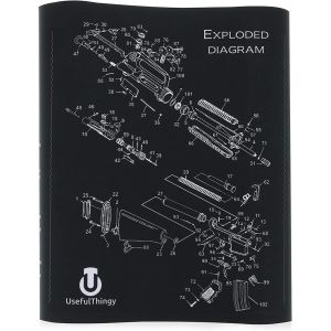 Rubber Gun Cleaner Mat Gun Mat Double Thickness Cleaner Mat Sized 12"" X36