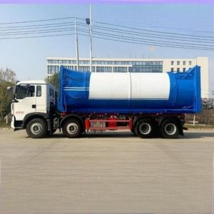 Medium-sized Mobile Vertical Direct Compression Solid Refuse Trash Waste Refuse