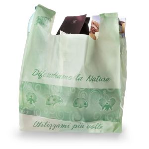 Organic Biodegradable Clear Plastic Bags Roll En13432 Approved