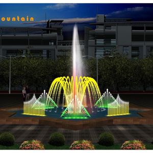 High-level outdoor music water fountain for waterscape