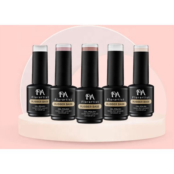 OEM Private Label Long Lasting clear Base Uv Gel Nail Polish Rubber Base Coat for Nail Salon Shop