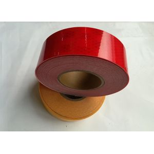 Truck Car Reflective Conspicuity Tape , Highway Red Amber Light 2 Inch White