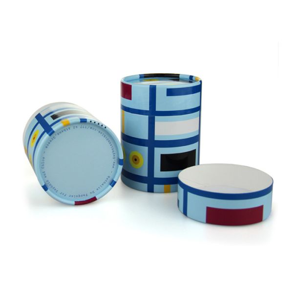 Buy Mini Eco-friendly Paper Cans Packaging Labeling Outside Matte Finishing at wholesale prices