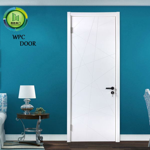 Buy Customized WPC Plain Door Soundproof Durable Painting Bedroom Use at wholesale prices