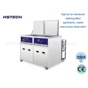 Double Tank 3000W Heating Power Ultrasonic Cleaning Machine for Efficient