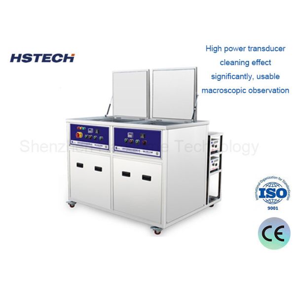Buy Double Tank 3000W Heating Power Ultrasonic Cleaning Machine for Efficient Cleaning Process at wholesale prices