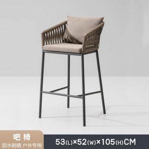 Outdoor Sofa Rattan Woven Patio Garden Furniture Weatherproof Sun / Rain Lounge