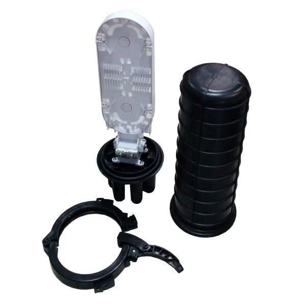 Buy IP68 Dome Splice Fiber Optic Closure 48 FO Heat Shrinkable Sealing Easy Installation at wholesale prices