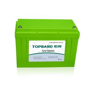 12V 100Ah Lithium RV Battery Lifepo4 350A Peak Discharge Current With Built In