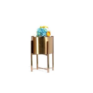 Luxury unique design brass copper flower pot