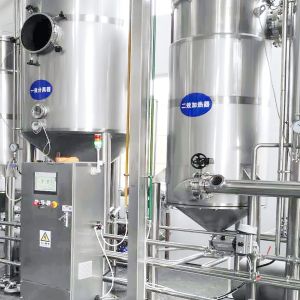 SUS304 Bone Soup Processing Line Full Auto with temporary storage system