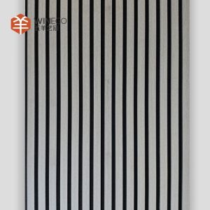 High NRC Wood Slat Acoustic Panel with Modern Aesthetic Appeal for Commercial