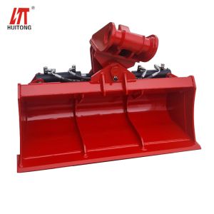 Quality Rugged 800mm-1500mm Excavator Tilt Bucket for Land Clearing and Excavation for sale
