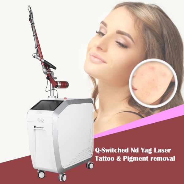 Buy Eyebrow Q Switched ND Yag Laser Tattoo Removal Machine 5ns 532mn 1064mn at wholesale prices