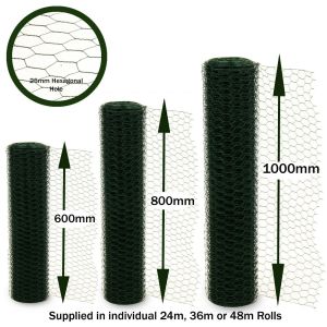 Quality PVC Coated 1mx36m Chicken Mesh Fence For Home Handicrafts for sale