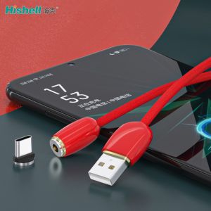 Antiwear Magnetic USB Fast Charging Cable Practical Length 1.2M