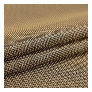Pvc Metal Shiny Embossed Weave Pattern Artificial Synthetic Leather for
