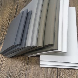 Customize Size Wall Skirting Board Anti-slip Waterproof High Density PVC