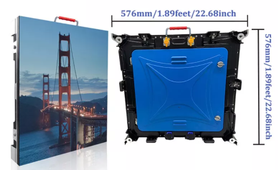 Outdoor waterproof P3 led screen 192mm×192mm modules , 576mm*576mm Ip65 3840Hz