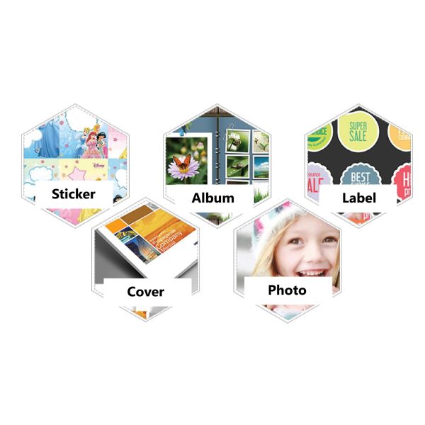 OEM White 21x29.7cm Glossy Full Sheet Adhesive Paper