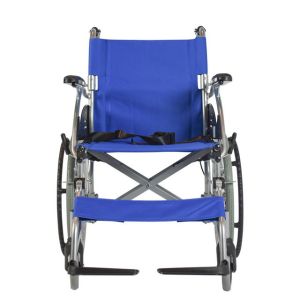 China OEM Folding Aluminum Alloy Frame Lightweight Manual Wheelchair on sale