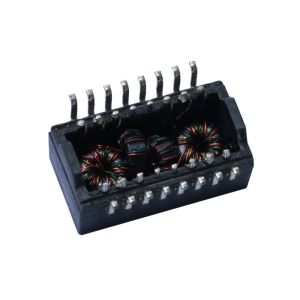 HST-0032SXCR 10/100Base-T 1500 Vrms AutomDX PoE+ Magnetics Transformer