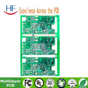 FR4 4 Layer Copper PCB Board Green Solder Surface Finish for Electronic Testing