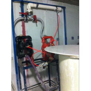 43.1lb Air Driven Double Diaphragm Pump Ceramic Sanitary Ware