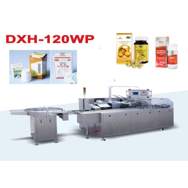 Automatic Cartoning Machine For Small Medicine Bottle Packing with speed 50