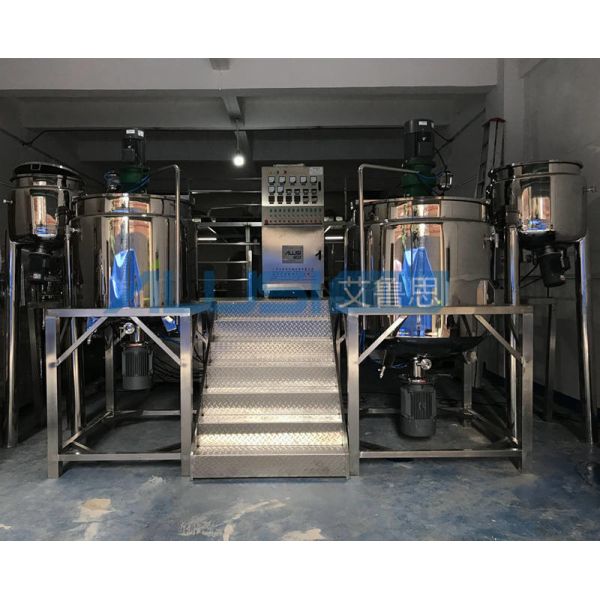 5000L Gel Shampoo Homogenizer Emulsifier Mixer Liquid Hand Wash Making Machine