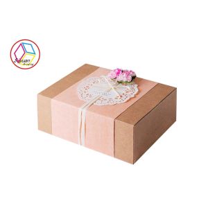 Brown Kraft Candle Boxes Recyclable Feature Customized Service