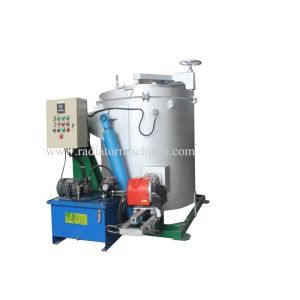 Oil Fired Metal Melting Furnace Copper 1000 kgs Tilting Structure