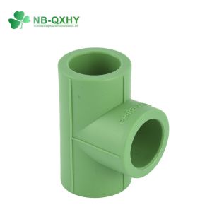 Varnish Paint Finish DIN Standard PPR Pipe Fitting Equal Tee for Hot Water