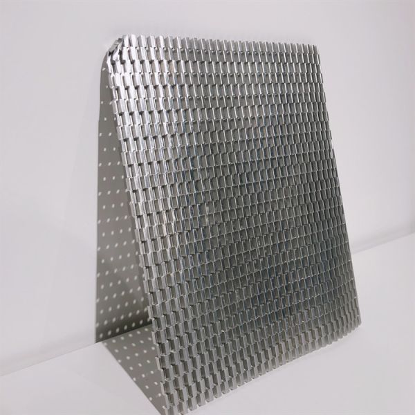 Buy Aluminum Radiator Cooling Louvered Fins Heat Exchanger Spare Part at wholesale prices