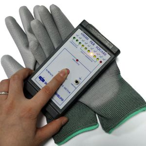 Ergonomic Anti Slip ESD Antistatic PU Palm Fit Gloves