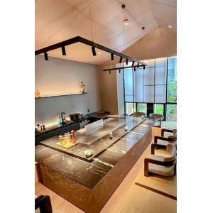 Quality 8 Seats Stainless Steel Teppanyaki Grill Table Teppanyaki Bbq Table for sale