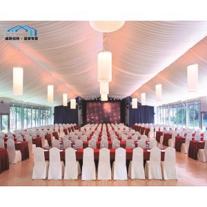 White Exhibition Canopy Tent For Advertising Event Easily Dismantled
