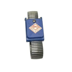 1 Meg Ohm Resistor ESD Safe Silver Black Blue Metal Cordless Anti-static Wrist